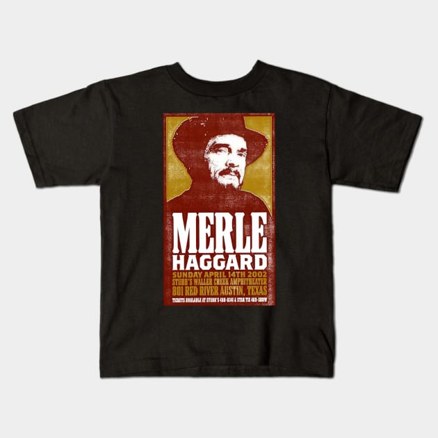 merle haggard Kids T-Shirt by tekab_308